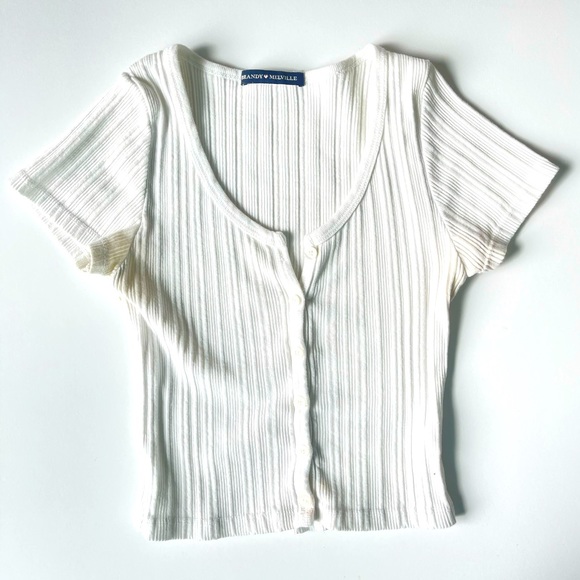 Brandy Melville Button up Top - Picture 1 of 3
